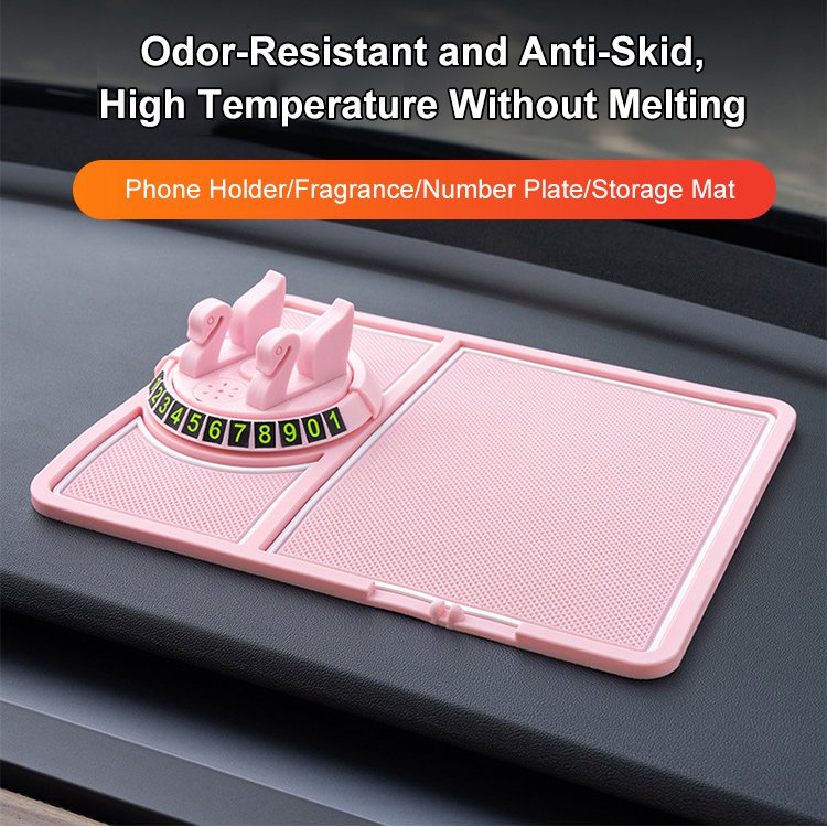 vivilifestyle Multifunctional Car Anti-Slip Mat Auto Phone Holder Non Slip Sticky Anti Slide Dash Phone Mount Silicone Dashboard