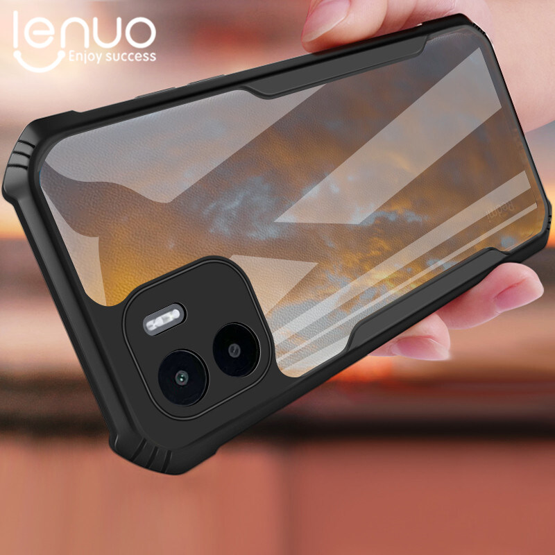 Lenuo Casing For Xiaomi Redmi A1 / A1+ / A1 Plus Phone Case Shockproof Transparent Bumper Airbag Phone Cover Funda Coque Case