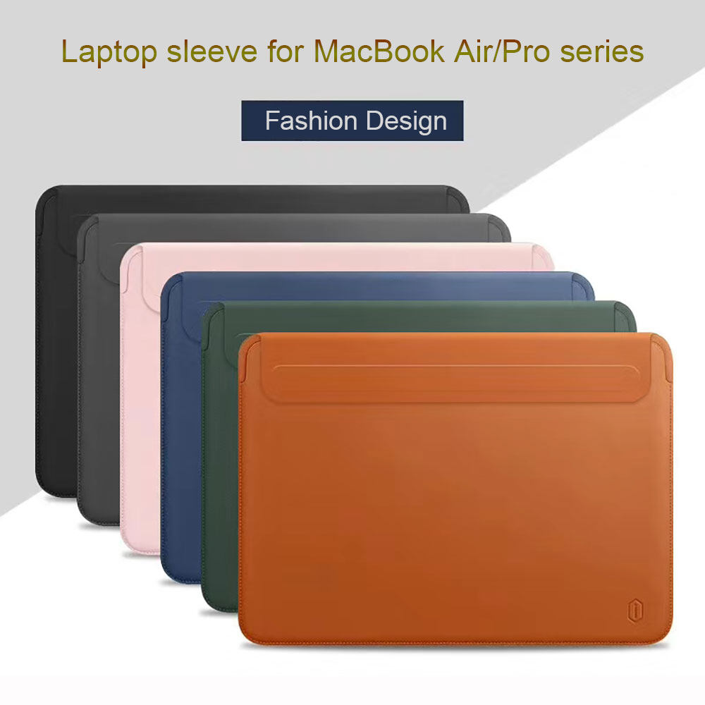 WIWU 13 inch Ultra-thin PU Leather sleeve for Macbook Pro A1706/A1708/A1989/A2159 Macbook Air A1932